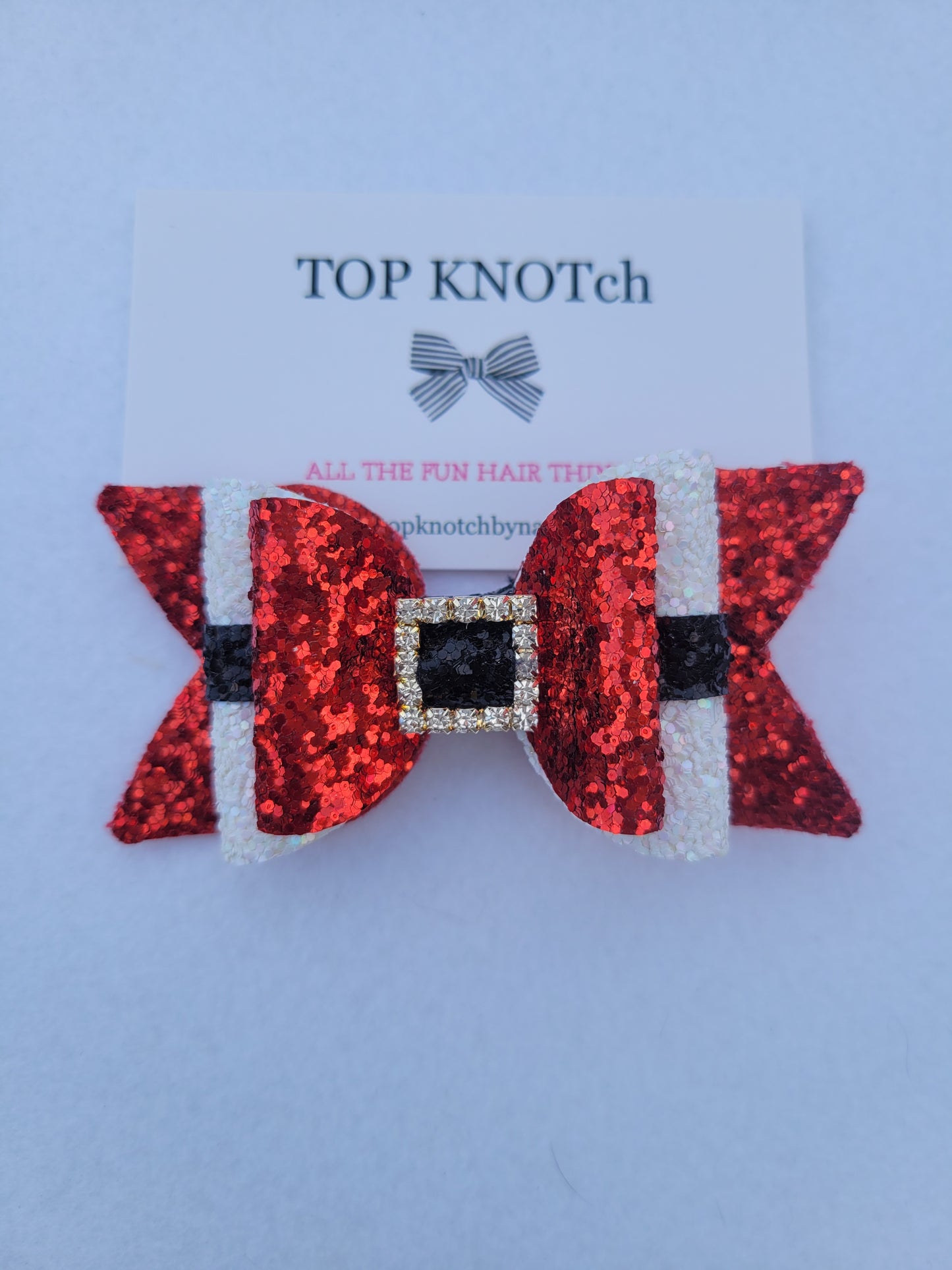 PRE ORDER SANTA BUCKLE BOW