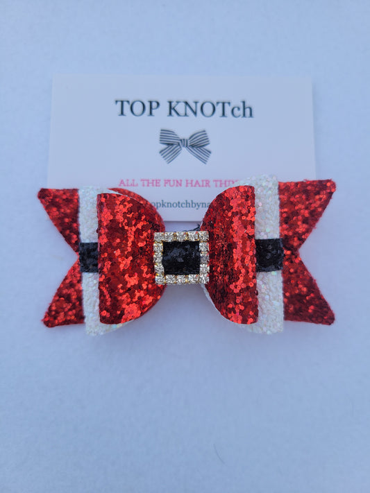 PRE ORDER SANTA BUCKLE BOW